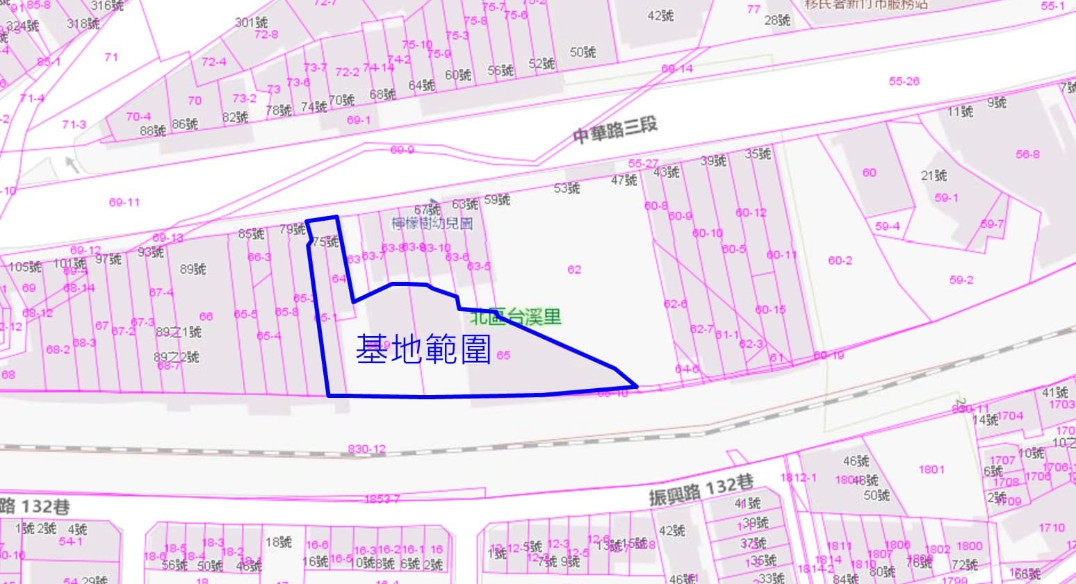 聚吉段地籍範圍圖